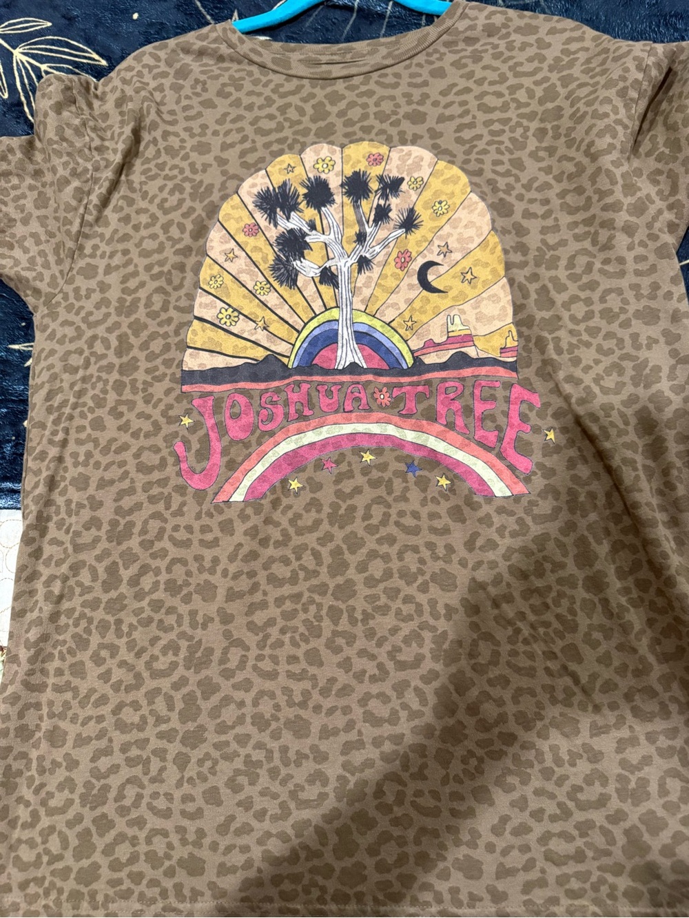 Leopard print Joshua tree shirt